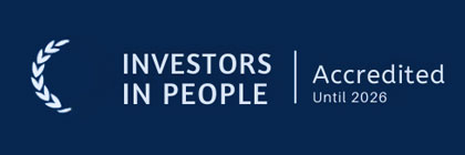 Investors in people - accredited until 2026.